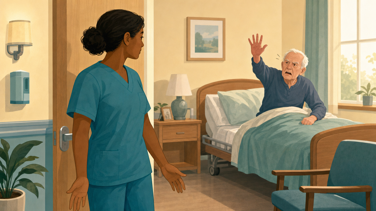 Resident hits, scratches, or bites you: how to handle it without getting hurt or fired