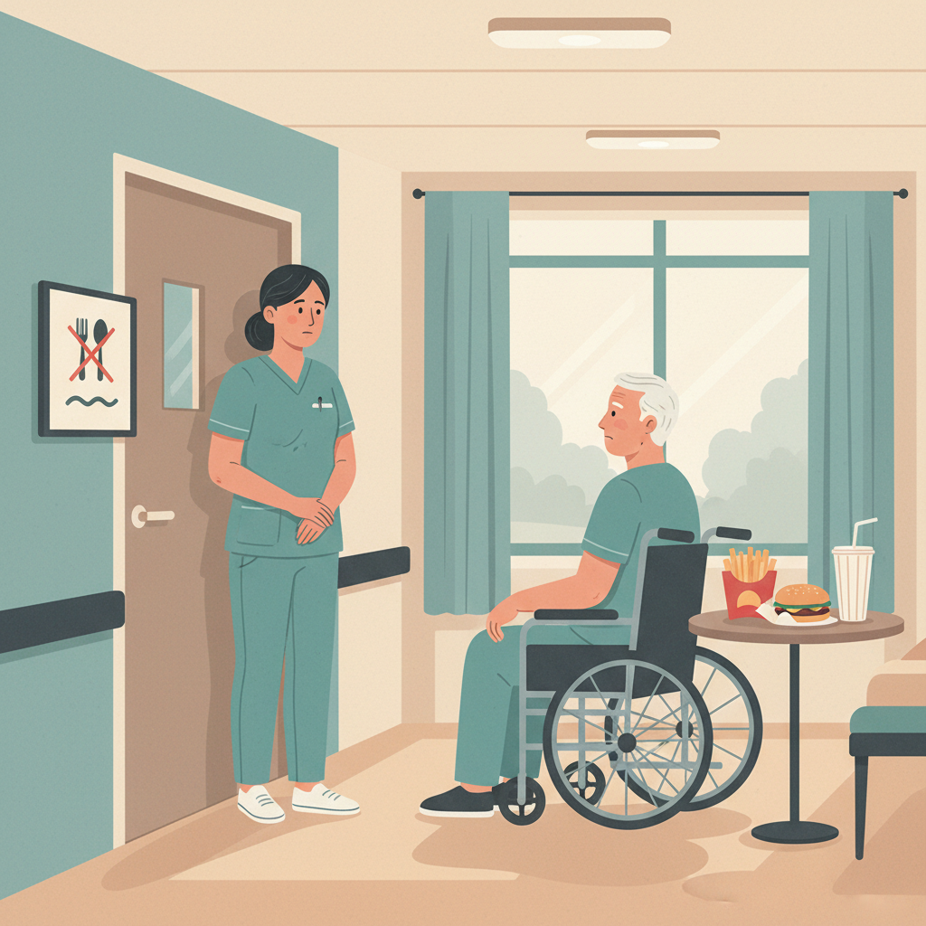 Family keeps bringing food that breaks the resident's diet: what to do