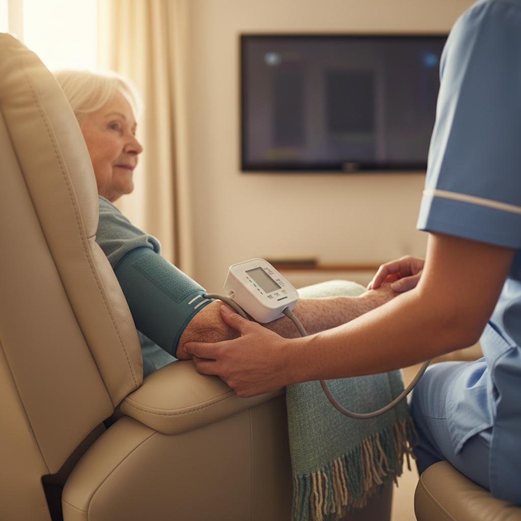 Scary-high BP reading on a resident: what to do as a CNA